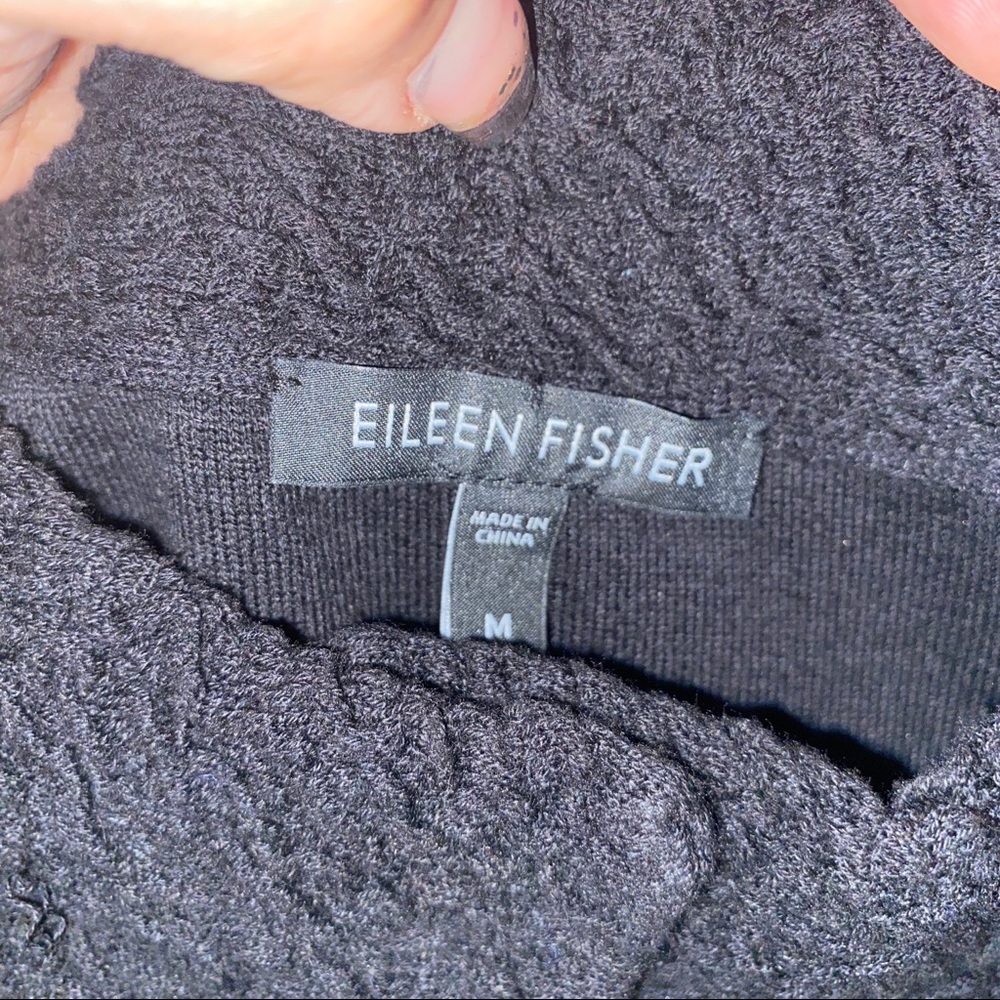 Eileen Fisher Textured Soft Snap Button Jacket Sz… - image 5